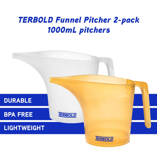Funnel Pitcher with Spout – 2pc Set (1L)